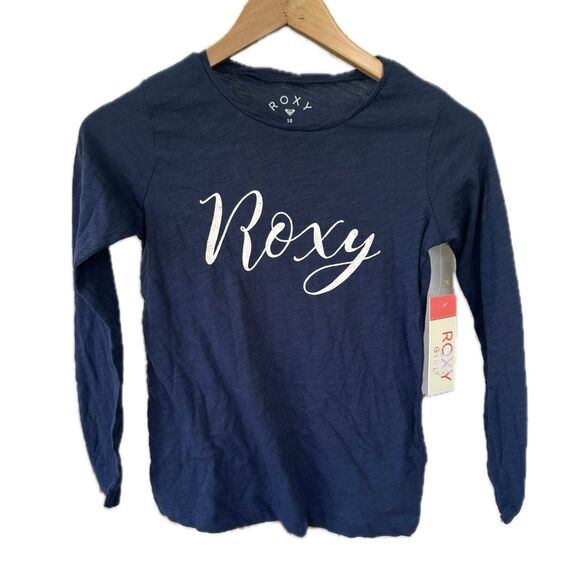 Roxy Girl NWT 100% Cotton Gradual Awaking Lightweight Long Sleeve Tee T-Shirt 10 - Picture 1 of 4